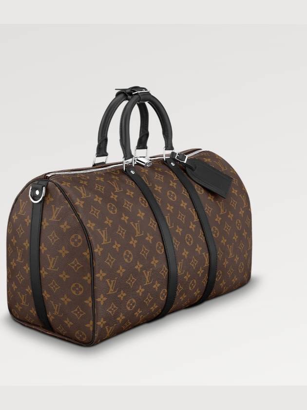 Keepall Bandouliere 45 Monogram Macassar Duffel Bag Brown - LOUIS VUITTON - BALAAN 3