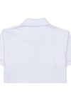 Men's Invader Sleeve Pique Shirt P1T336 WHITE - COMME DES GARCONS - BALAAN 6