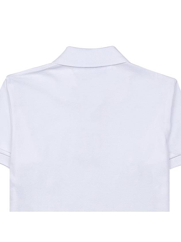 Men's Invader Sleeve Pique Shirt P1T336 WHITE - COMME DES GARCONS - BALAAN 6