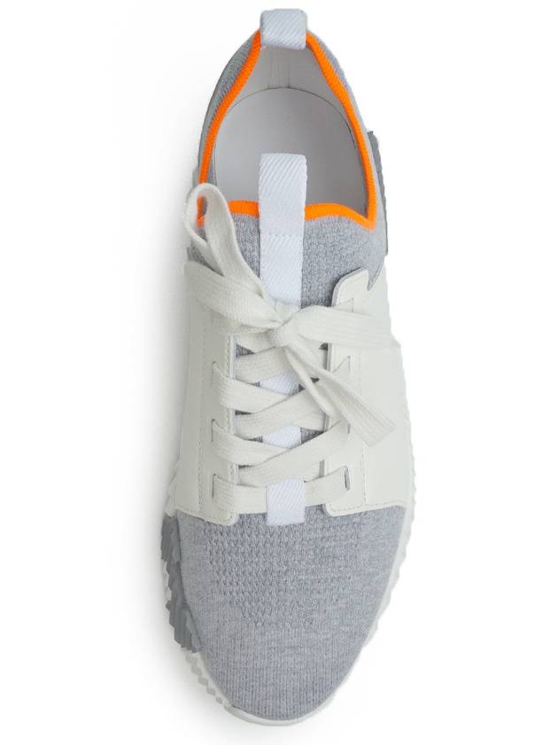 Men's Depart Low Top Sneakers Gris Blanc - HERMES - BALAAN 3