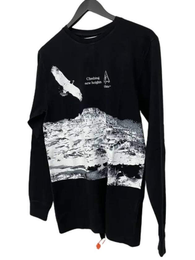 Print Detail Sweatshirt Black - OFF WHITE - BALAAN 2