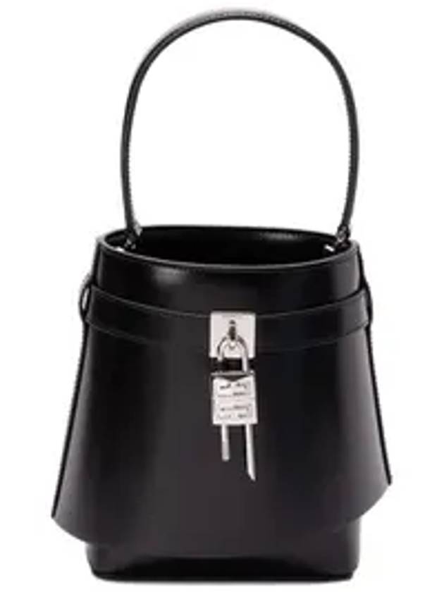 24 ss Black Leather Shark Rock Bucket Bag BB50WGB00D001 B0480990788 - GIVENCHY - BALAAN 1