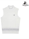 Women s Full Edition Hotfix Point Argyle Vest 2022LBVR WHITE - BLACK&WHITE - BALAAN 1