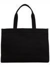 Ella Canvas Large Tote Bag Black - TORY BURCH - BALAAN 5