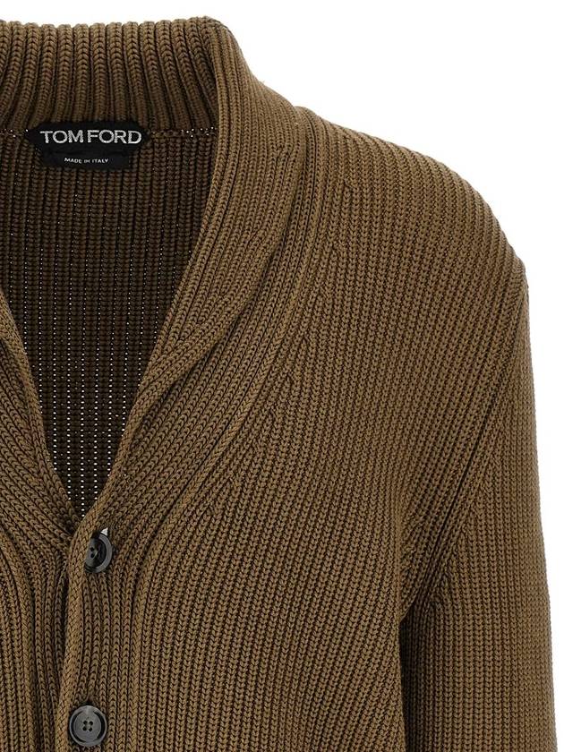 Tom Ford Wool Silk Cardigan - TOM FORD - BALAAN 3