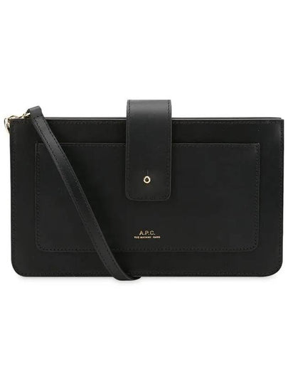 Alvine Clutch Cross Bag Black - A.P.C. - BALAAN 2