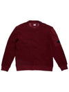 Lens Crew Neck Sweatshirt Red - CP COMPANY - BALAAN 3