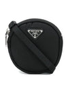 Re Nylon Mini Pouch Cross Bag Black - PRADA - BALAAN 1