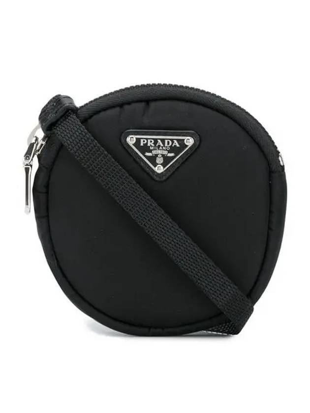 Re-Nylon Mini Pouch Cross Bag Black - PRADA - BALAAN 1