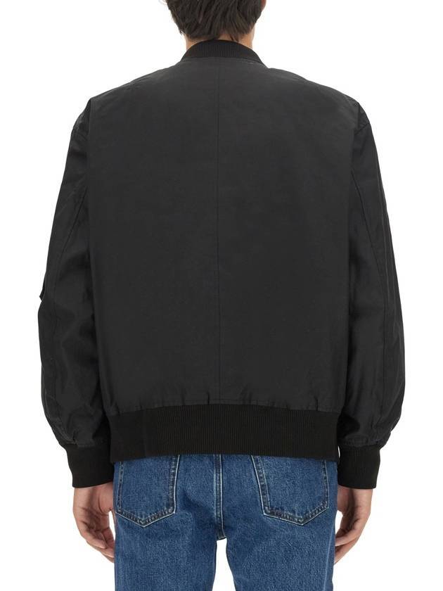 Hamilton Washed Cotton Bomber Jacket Black - A.P.C. - BALAAN 1