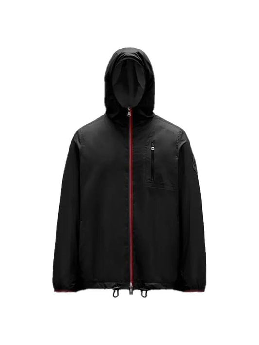 Amastan Hooded Jacket Black - MONCLER - BALAAN 1