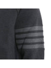 4 Bar Stripe Sweatshirt Dark Grey - THOM BROWNE - BALAAN 5