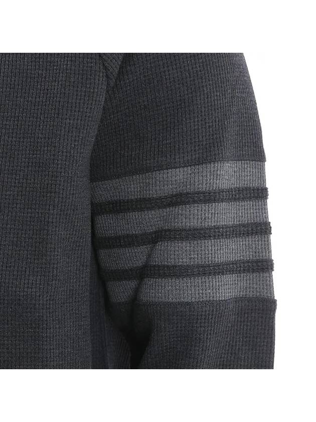 4 Bar Stripe Sweatshirt Dark Grey - THOM BROWNE - BALAAN 5