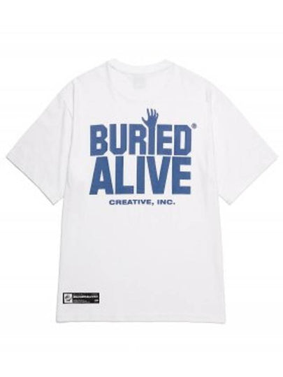 OG Logo Short Sleeve T-Shirt White - BURIED ALIVE - BALAAN 2