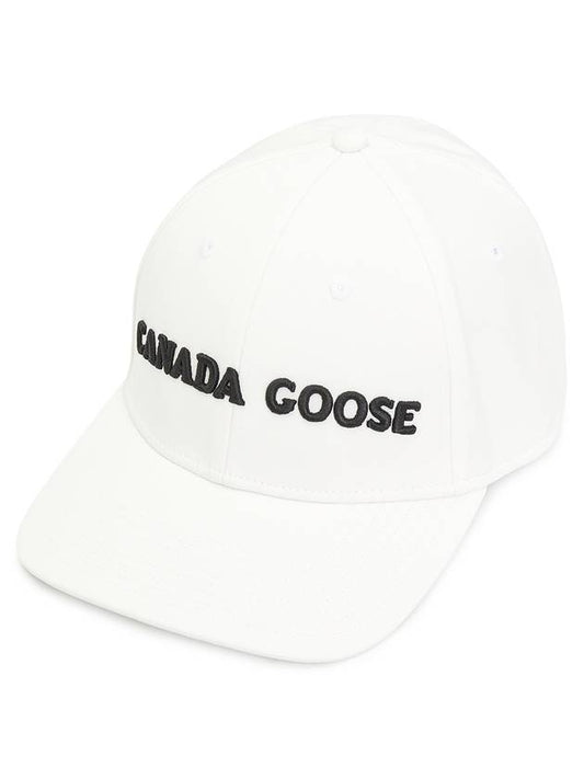 Embossed Logo Ball Cap White - CANADA GOOSE - BALAAN 2