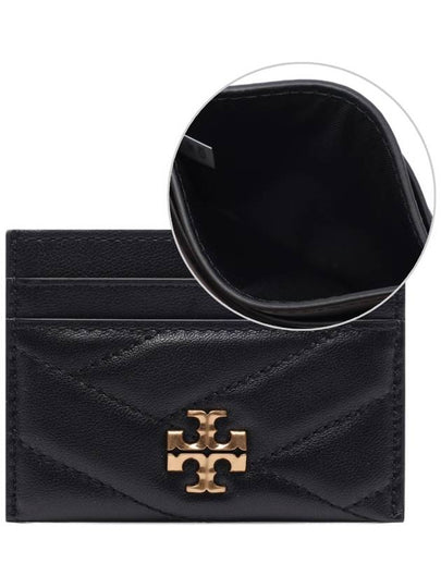 Kira Chevron Logo Card Wallet Black - TORY BURCH - BALAAN 2