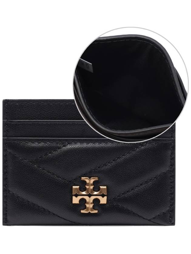 Kira Chevron Logo Card Wallet Black - TORY BURCH - BALAAN 3