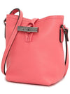 Roseau Leather Cross Bag Pink - LONGCHAMP - BALAAN 3