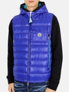 Lago Down Vest Padding Blue - MONCLER - BALAAN 3