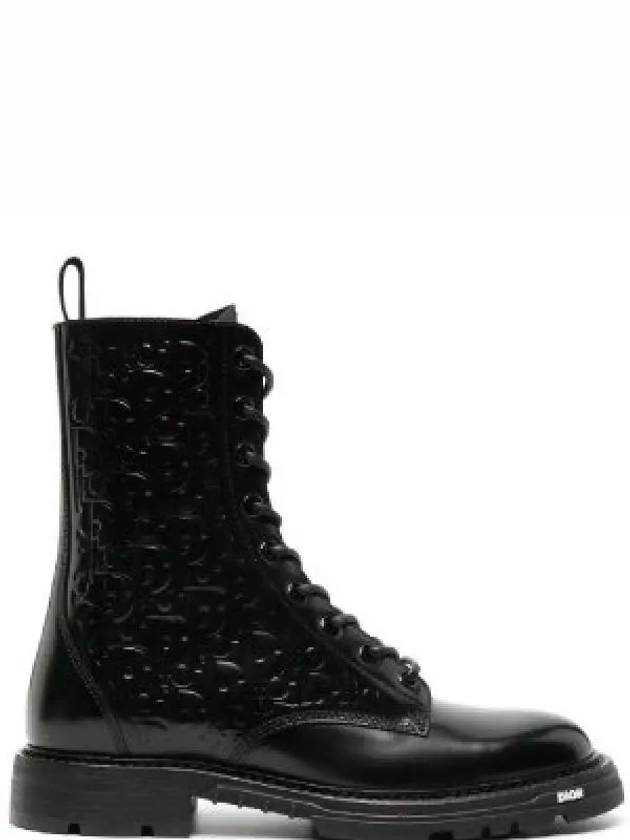 Explorer 2 Leather Ankle Boots Black - DIOR - BALAAN 2