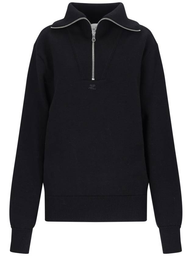 Courrèges Sweaters Black - COURREGES - BALAAN 1