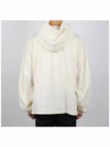 Two Side Zip Pockets Technical Cotton Hoodie White - JIL SANDER - BALAAN 5