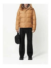 Detachable Sleeve Hooded Padding Beige - BURBERRY - BALAAN 5