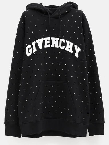 Logo Strass Hoodie - GIVENCHY - BALAAN 1