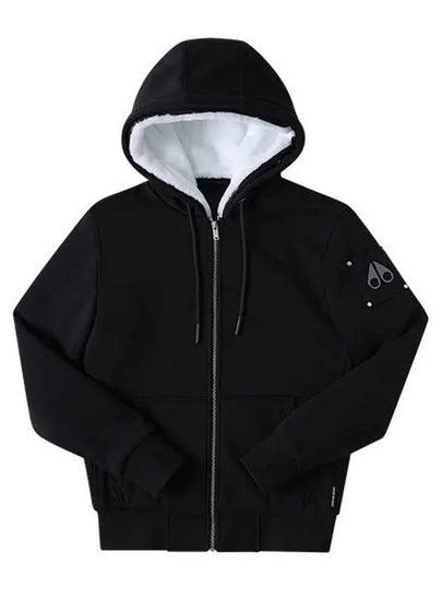 Classic Bunny Zip Up Hoodie White Lining Black - MOOSE KNUCKLES - BALAAN 2