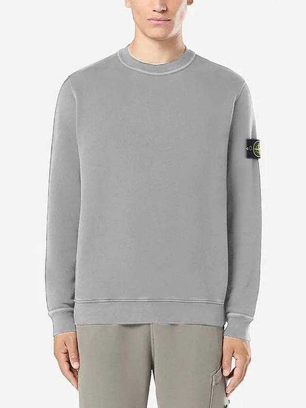 Compass Badge Sweatshirt Grey - STONE ISLAND - BALAAN 3