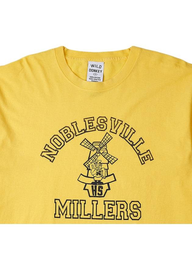 Noblesville Short Sleeve T-Shirt Yellow - WILD DONKEY - BALAAN 4