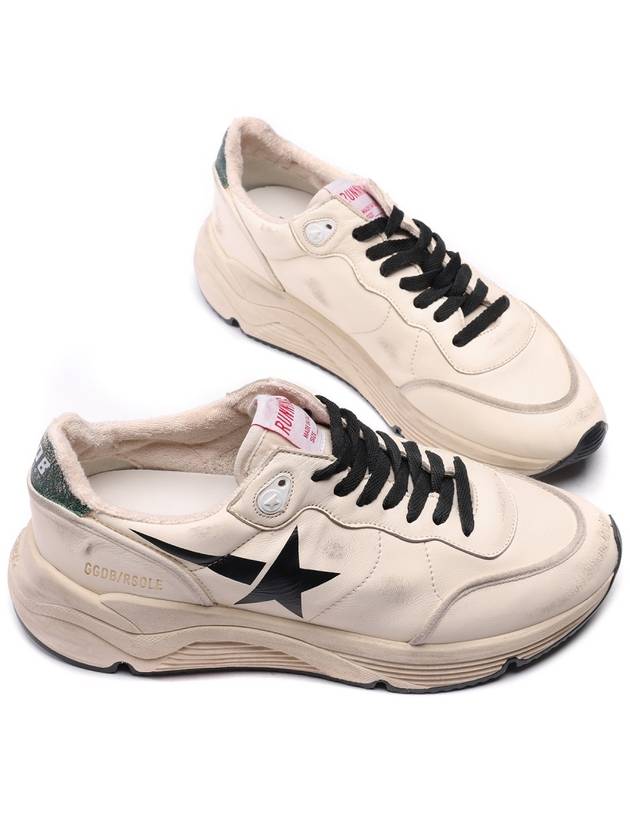 Running Logo Lace-up Sneakers Ivory - GOLDEN GOOSE - BALAAN 6