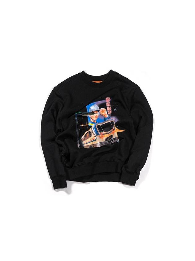 Men's Dream City Sweatshirt Black I3WE02BK - IOEDLE - BALAAN 1