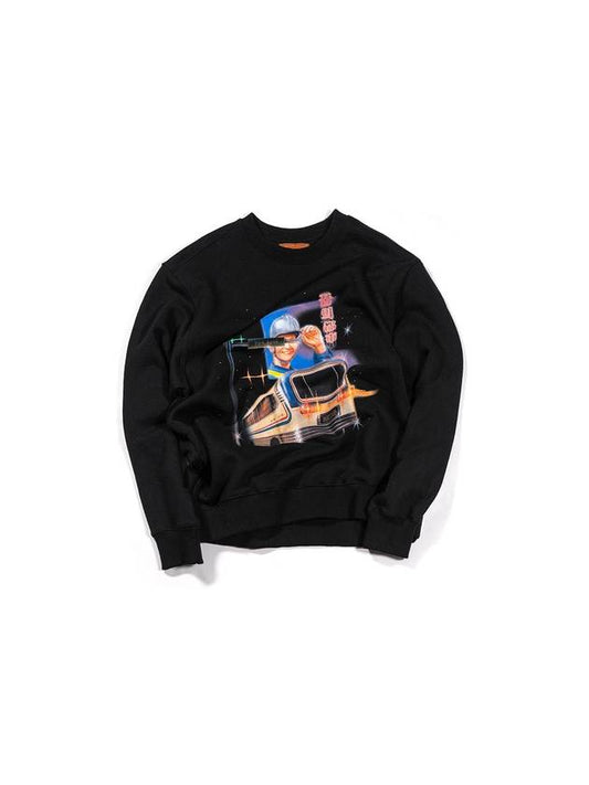 Men's Dream City Sweatshirt Black I3WE02BK - IOEDLE - BALAAN 2