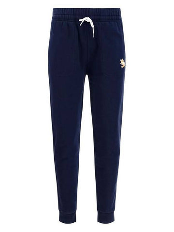 Chillax Fox Patch Classic Track Pants Navy - MAISON KITSUNE - BALAAN 1