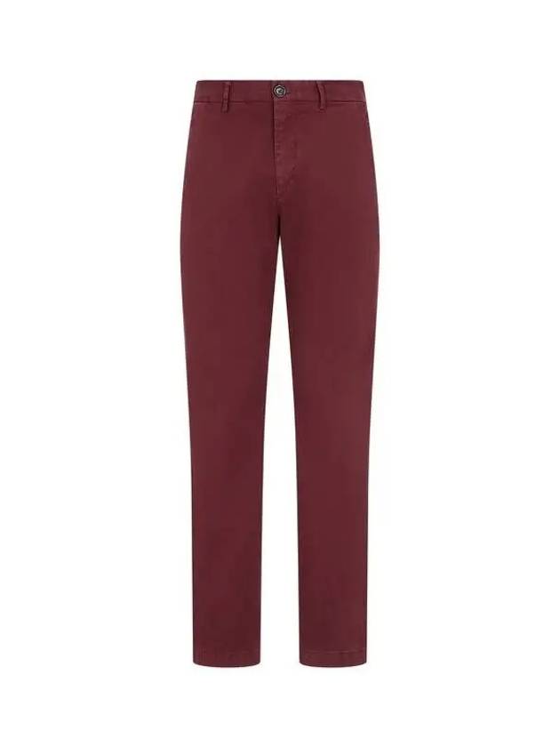 PS zebra embroidery chino pants burgundy - PAUL SMITH - BALAAN 1