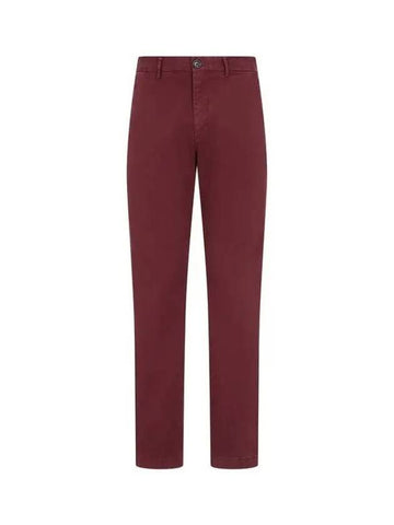 PS zebra embroidery chino pants burgundy - PAUL SMITH - BALAAN 1