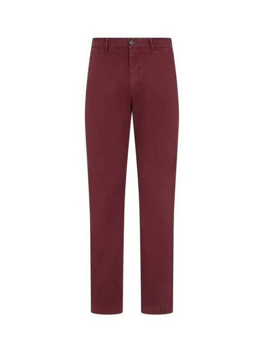 PS zebra embroidery chino pants burgundy - PAUL SMITH - BALAAN 1