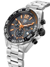 Formula 1 Orange Accent Metal Watch Black - TAG HEUER - BALAAN.