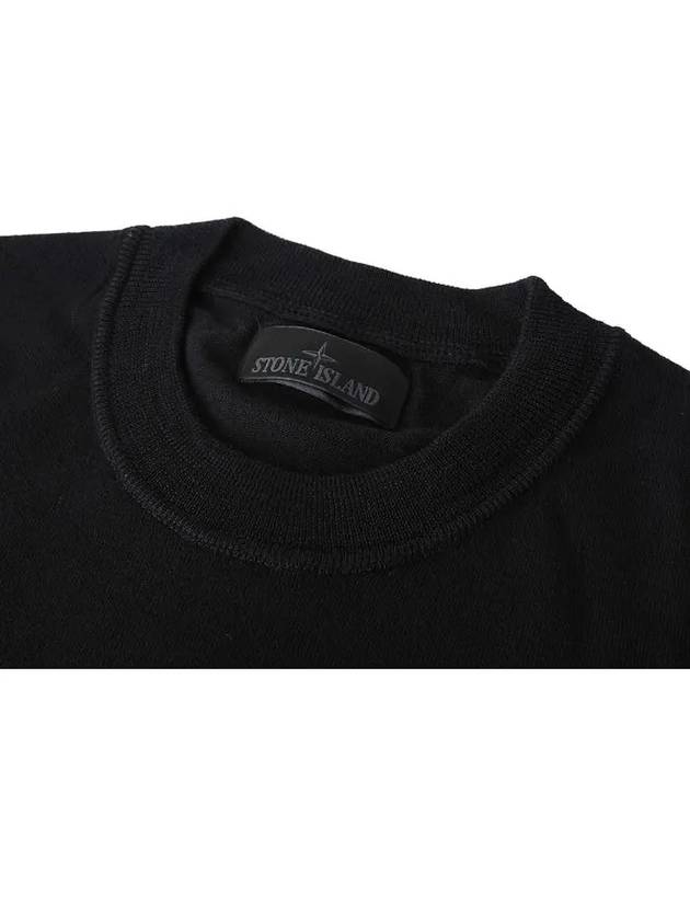 Stone Island Sweater 8115566FC V0029 Black - STONE ISLAND - BALAAN 4