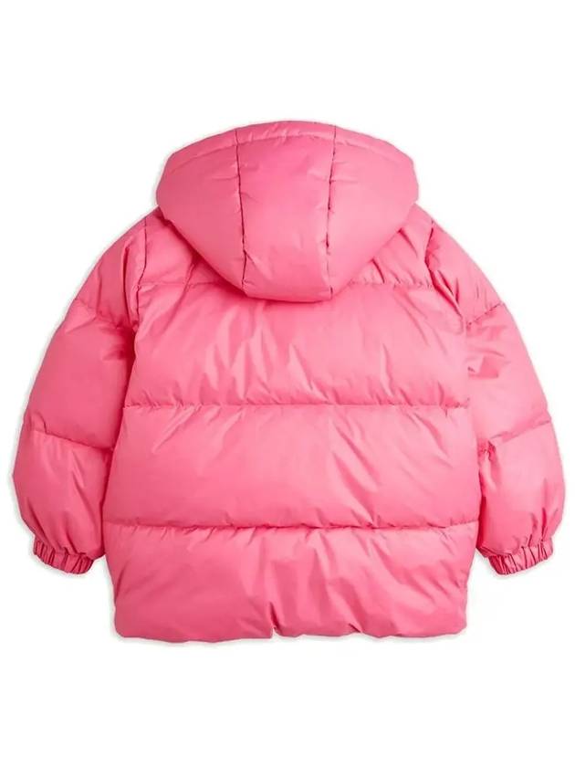 Kids Logo Heavy Puffer Jacket Pink 24710118 28 - MINI RODINI - BALAAN 4