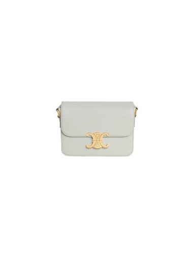 Teen Triomphe Shiny Calfskin Cross Bag Chalk - CELINE - BALAAN 1