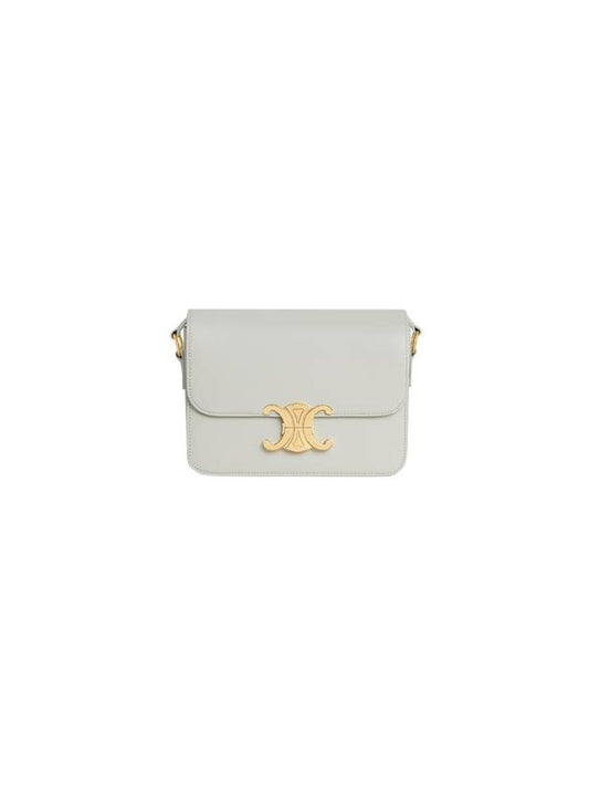 Tin Triomphe Bag Triomphe Calfskin Chalk - CELINE - BALAAN 1