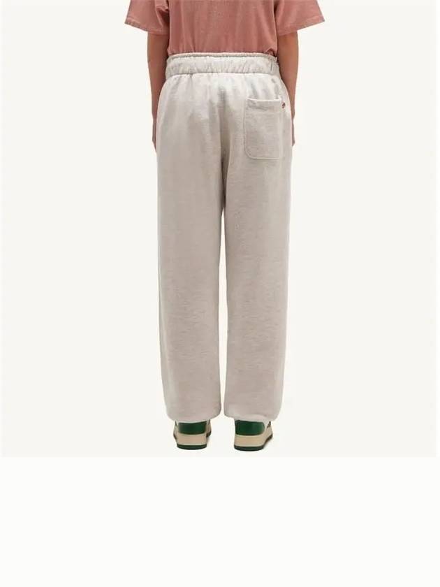 Women's Logo Patch Track Pants Pale Gray - AUTRY - BALAAN 3