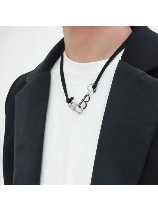 Men's Black Strap Necklace CLEF OUTPUT - BASSCLEF - BALAAN 1