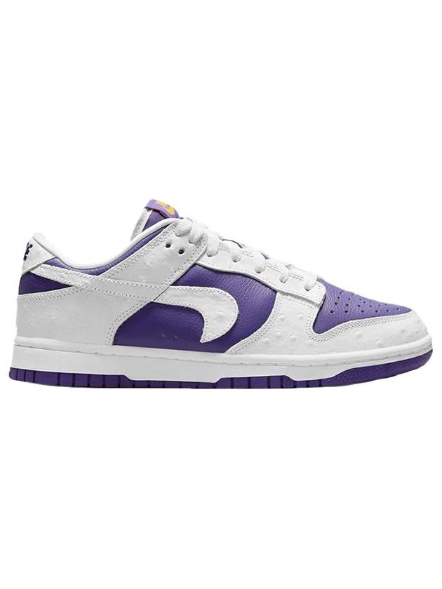 Dunk SE Flip Low Top Sneakers White Purple - NIKE - BALAAN 1