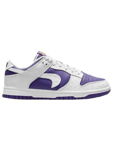 Dunk SE Flip Low Top Sneakers White Purple - NIKE - BALAAN 1