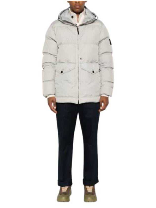 Crinkle Reps Re-Nylon Down Padding Grey - STONE ISLAND - BALAAN 5