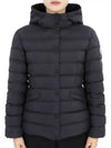 Kids EGISTO logo patch down padded jacket black 1A00005 54A81 999 12 14A adult wearable - MONCLER - BALAAN 1