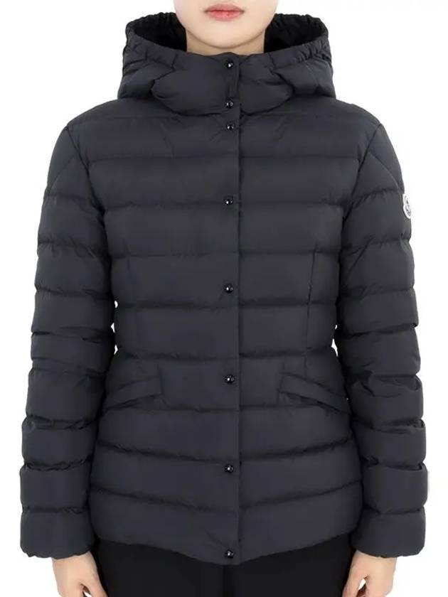 Kids EGISTO logo patch down padded jacket black 1A00005 54A81 999 12 14A adult wearable - MONCLER - BALAAN 1